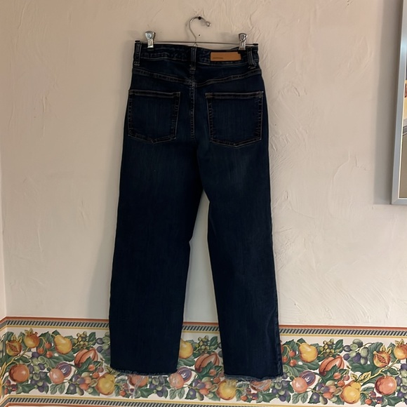 Goodthreads Button Fly Wide Leg Jeans, Size 24/0, Dark Blue Denim - Picture 2 of 8